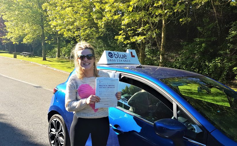 Megan Gattiker Frome, Somerset passed driving test FIRST TIME