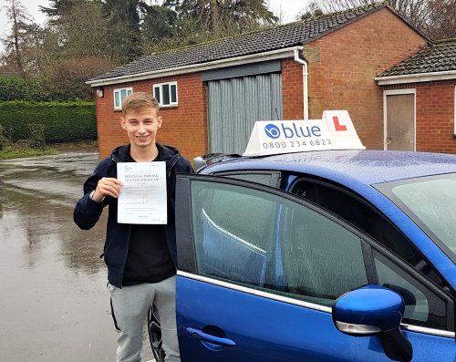 Frome Driving Test Pass for Kody Siejok