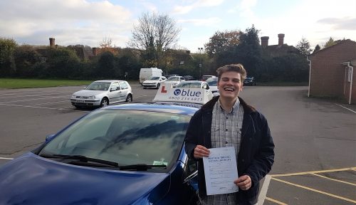 Frome Driving Test pass Jacob Burkitt