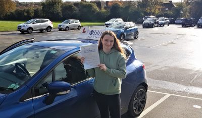 Frome Driving Test pass Kacey Ward