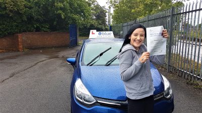 Frome Driving Test pass for Charlotte Smart 2