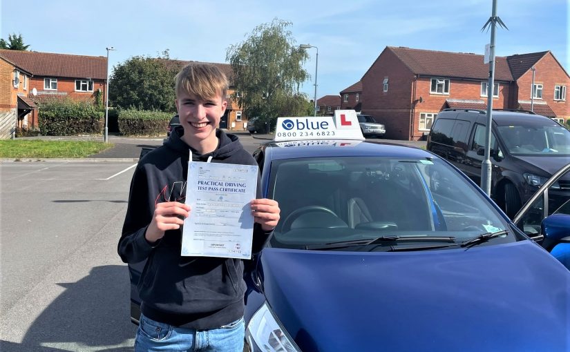 Frome Driving Test pass for Sam Marsh in Somerset