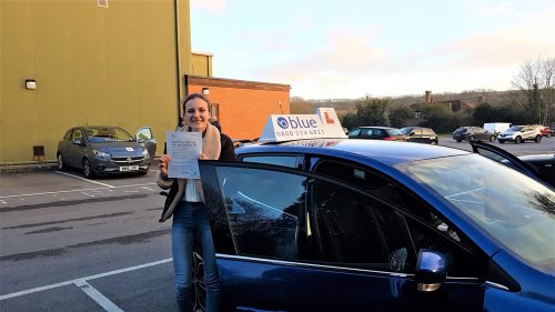 Frome Somerset Driving Test pass for Louisa Marsh