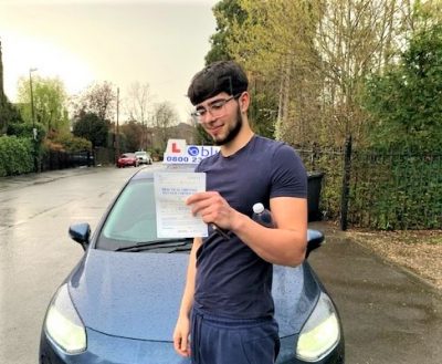 George Grewal of Windsor Passed Driving test in Slough