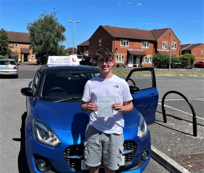 Giuseppe Butler-Marchese Passed Driving Test First Time in Trowbridge