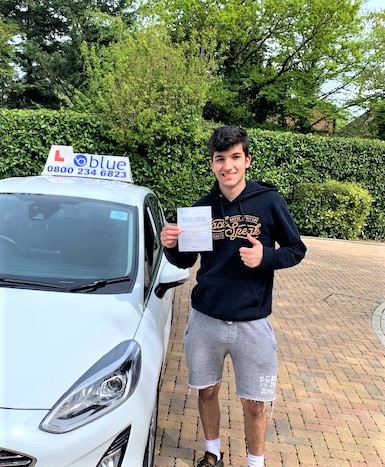 Harry Frost of Windsor passed Driving test in Chertsey
