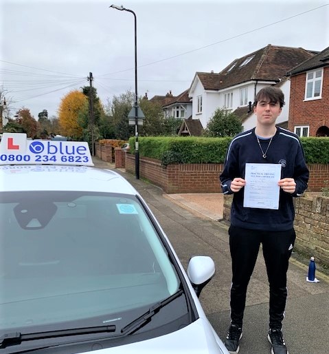 Harry Sherman of Windsor Passed his driving test