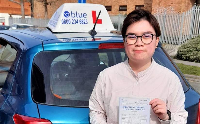 Hiu Man Fung passed her test in Reading