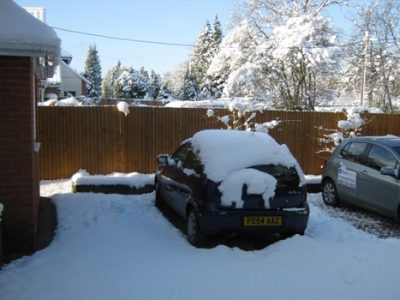 driving in snow