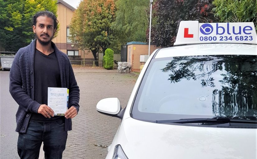 Ikram Miah passed his driving test in Chippenham