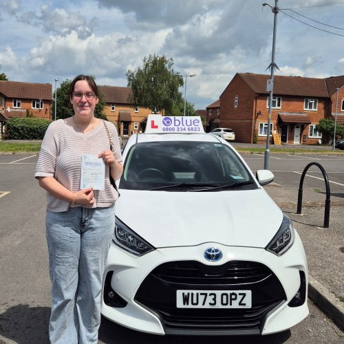 Imogen G Passed Driving Test in Trowbridge