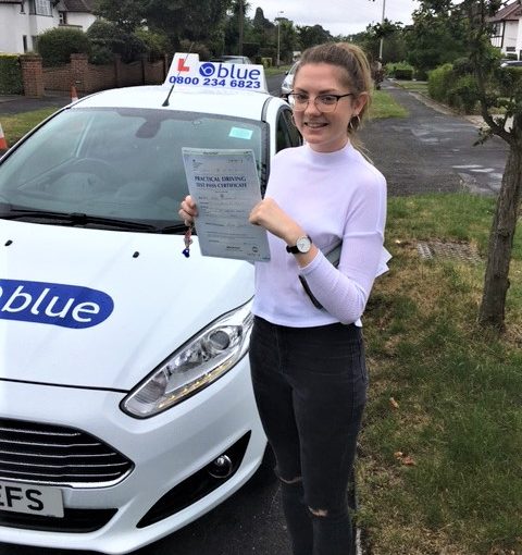 Great result for Alice Franklin of Iver in Buckinghamshire, who passed her driving test in Slough, Berkshire