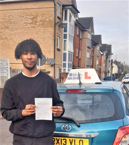 Jacob Mendoza from Reading Passed Driving Test