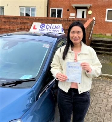 Jacqueline Yuen Passed Driving Test FIRST time in Yeovil