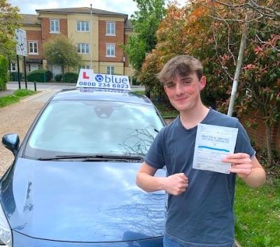 Jake Longstaff of Windsor Passed Driving test in Slough