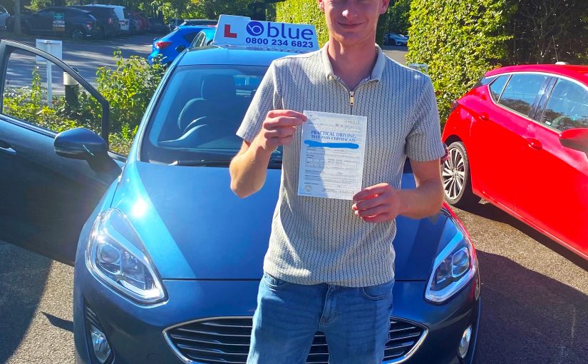 Jake from Chard Passed Driving Test First Time in Yeovil