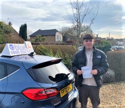 James Gibson of Windsor Passed Driving test in Chertsey