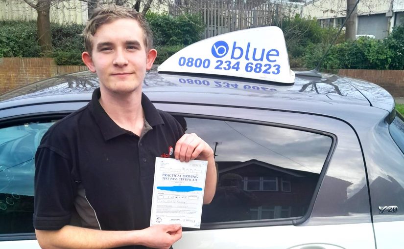 James Hewitt from Burghfield Passed Driving test in Reading