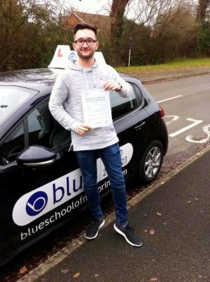 binfield driving test pass for Jamie Hatch