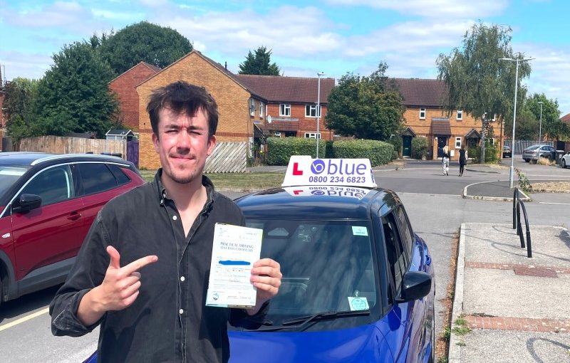 Jasper E Passed Driving Test in Trowbridge Very First Time