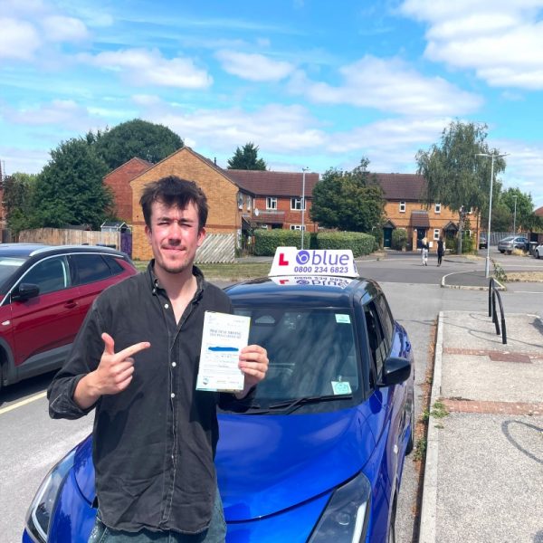 Jasper E Passed Driving Test in Trowbridge Very First Time