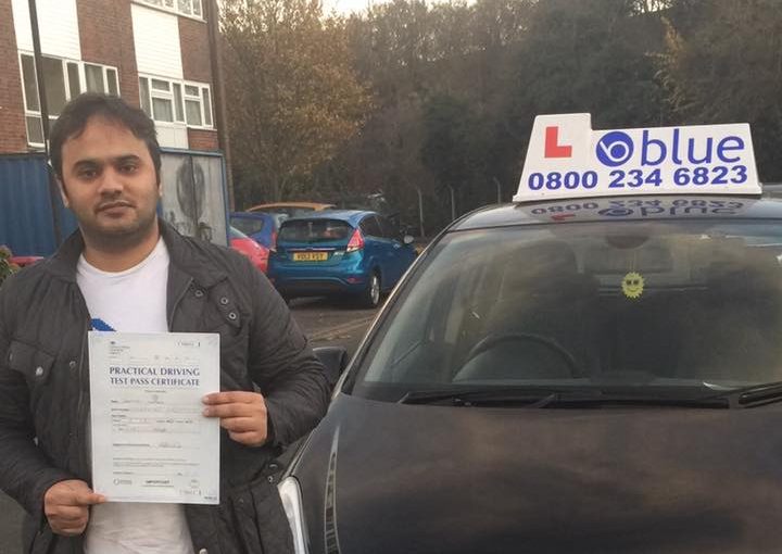 Congratulations to Jawaad who passed his driving test in Slough