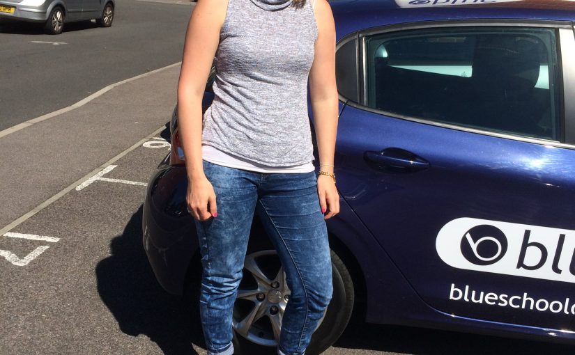 Joanna from Aldershot passed driving test first time today at Farnborough