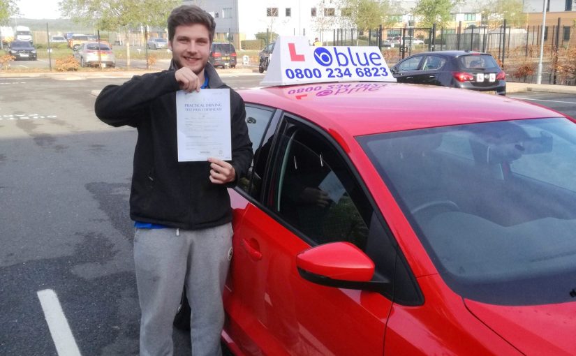 Congratulations to John Stevens passed his driving test FIRST TIME today at Farnborough