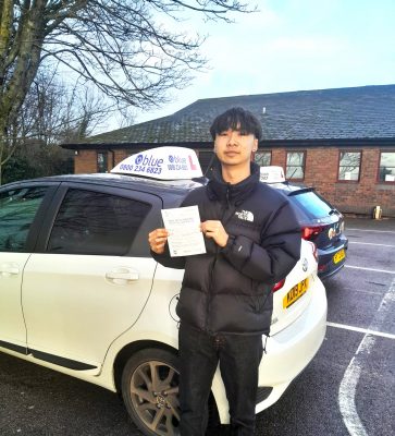 Jon Li from Wokingham Passed Driving Test 1st Time
