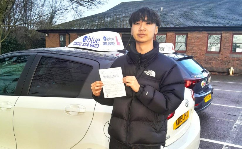 Jon Li from Wokingham Passed Driving Test 1st Time