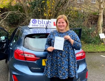 Julia Passed Driving Test First Time in Yeovil