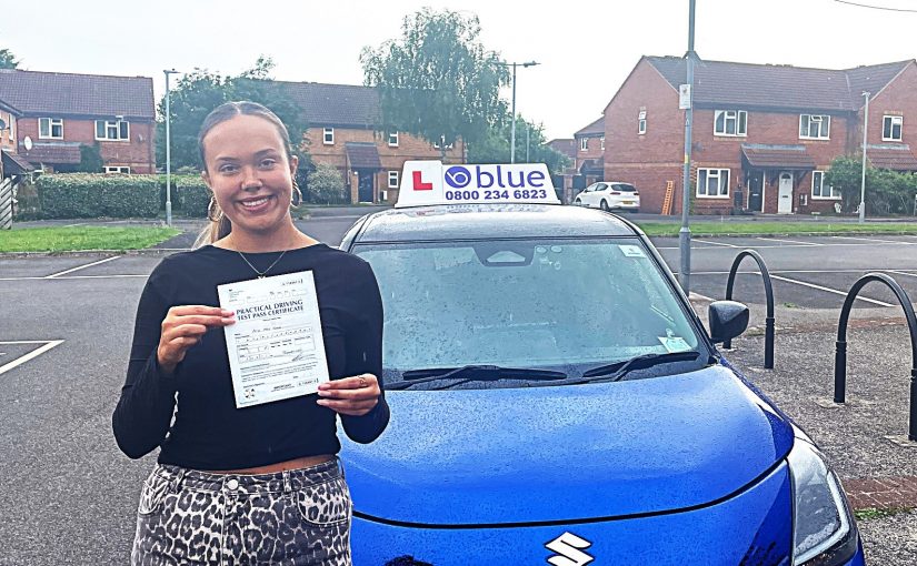 Katie H Passed Driving Test First Time in Trowbridge