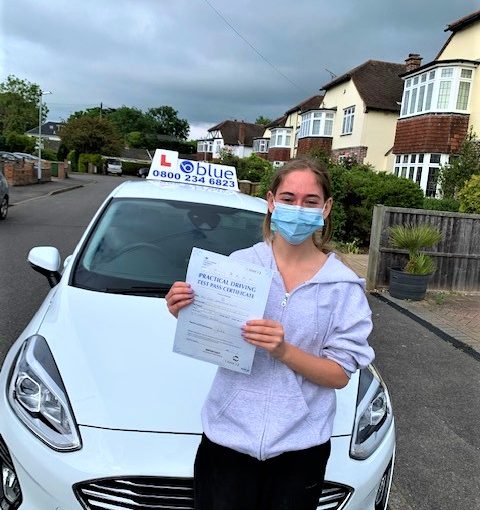 Driving Test pass for Kiera Knott of Windsor Berkshire