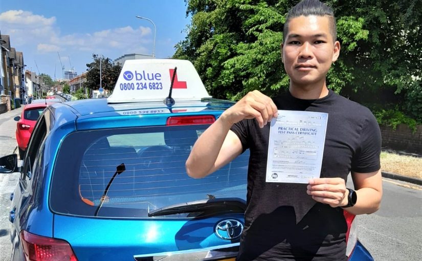 Lam Cheng from Reading Passed Driving test FIRST attempt