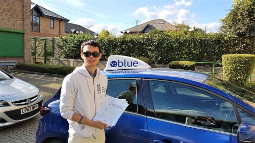 Lightwater Driving Test Pass for Thomas To