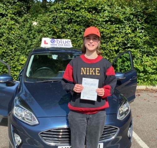 Lily Jay Passed Driving test FIRST attempt in Yeovil