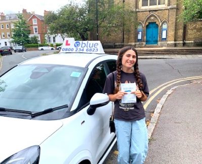 Lily RJ of Windsor Passed Practical Driving Test