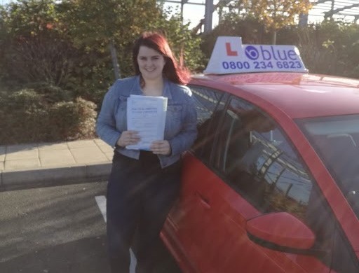 Congratulations to Lizzy Nevell who passed her driving test today at Farnborough with no driving faults