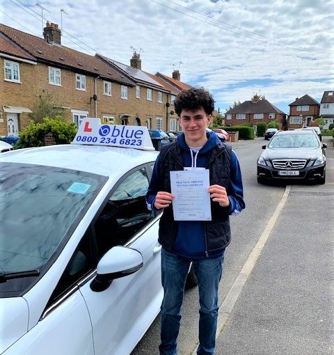 Lorenzo Bardella of Windsor passed Driving Test