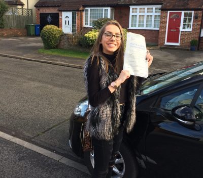 sandhurst driving lessons for Lucy