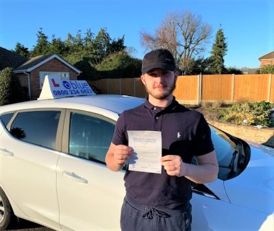 Lyall Mead of Windsor Passed Driving Test