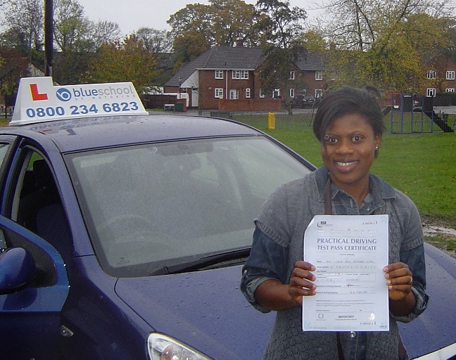 Lydia Nimako Kyei, Reading Blue Driving School
