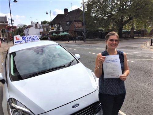 Maidenhead Driving Test pass for Jess Williams