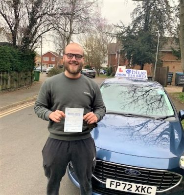 Marcus Cleversley of Windsor passed Driving Test in Chertsey