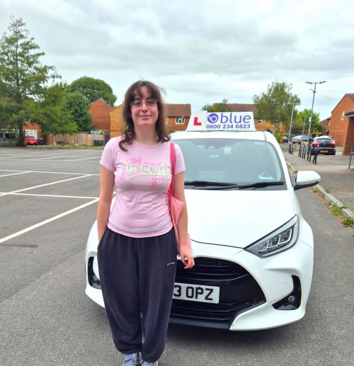 Molly G Passed Driving Test in Trowbridge