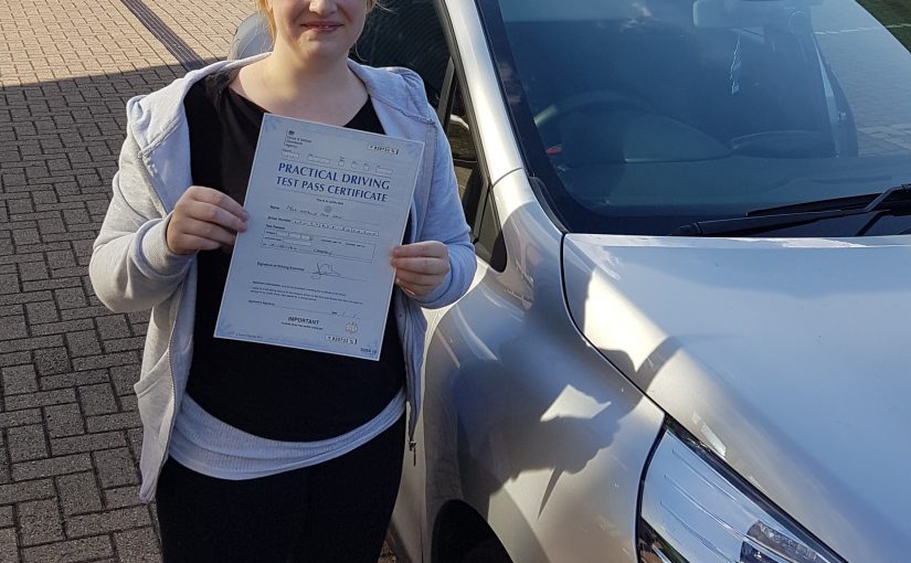 Great result for Natalie Law of Woking, Surrey who passed her driving test with only 1 minor fault