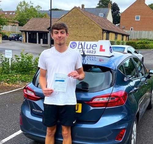 Noah B Passed Driving Test First Time in Yeovil