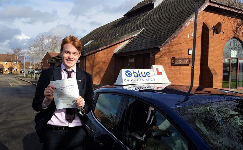 First Time pass for Greg Harden of Norton St Philip, Somerset who passed his driving test