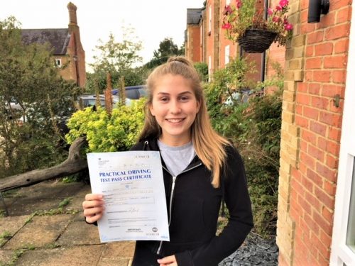 Congratulations to Hannah Germain of Old Windsor Passed Driving Test