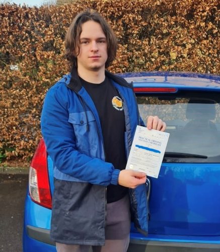 Oliwier Rybak Passed Driving Test in Yeovil